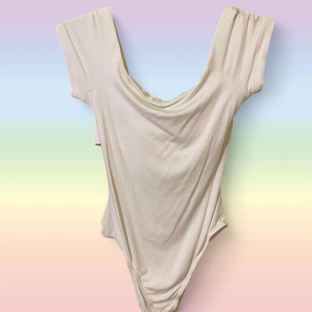 White and Cream Bodysuit